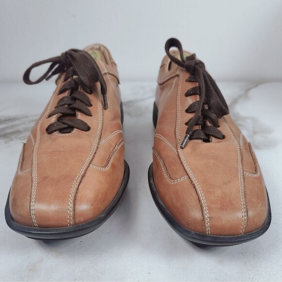 Drake Sport Shoes Men\'s Cognac Leather Lace Up Shoes Sneakers, Sz 8.5 main image 8
